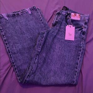 Sincerely Jules Blue Straight Leg Jeans